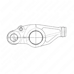 Injector Rocker Arm Assembly for 14L Non-EGR