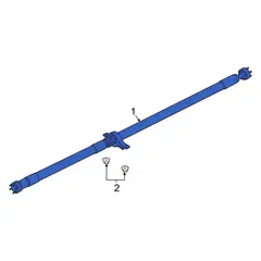 Drive Shaft Prop - Rear (AT)