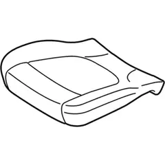 Seat Cover Cushion - Left, Front