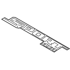 Truck Bed Decal Stripe - Left, Right