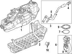 Sender and Pump <br>Fuel - 3.0L