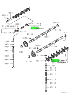 ROCKER ARM,INLET & EXHAUST VALVE 1