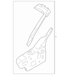Body A-Pillar Reinforcement Side Rail - Right, Upper, Inner (Convertible)