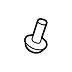 Bumper Cover Support Rail Bolt Radio Screw - M5 X 12MM, Front