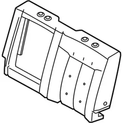 Seat Back Cushion Pad - Left, Rear