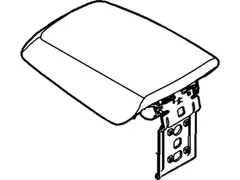Console Armrest Glove Compartment Door