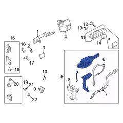 Latch - Left, Front