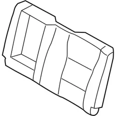 Seat Back Cushion Cover - Left, Rear (Phantom/Raptor)