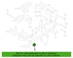 Transmission Crossmember Nut Adjusting Screw
