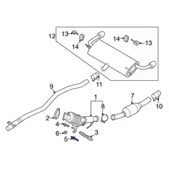 Catalytic Converter Stud - M10 X 24 22 1.5L (AT)
