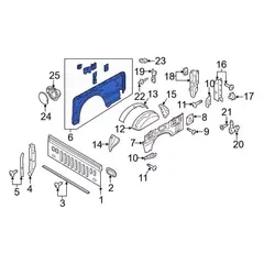Body Side Panel - Left, Rear