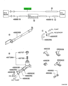 TUBE,P/S OIL PRESSURE 1