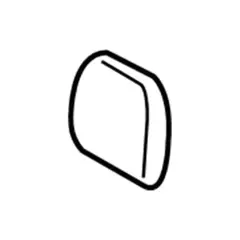 Seat Headrest Cover - Left, Rear (XL)