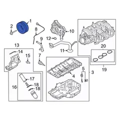 Engine Crankshaft Pulley - 5.2L