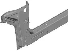 Rocker Panel Reinforcement Side Floor Member - Right, Front, Inner (Hybrid, Plug In Hybrid)
