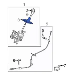 Automatic Transmission Shift Cover Plate Bezel (AT)