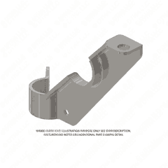Oil Pan Inlet Tube Bracket - S60 14L EPA07