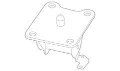 Beam Axle Bracket Spring Dead - Right, Front, Rear