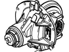 Differential And Carrier - Rear, Center