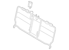 Seat Back Frame Retaining - Rear