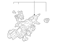 Steering Column Power Adjust 6.2 liter (AT)