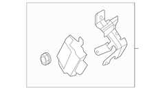Automatic Transmission Shifter Cable Bracket Support - 2.7L (AT)