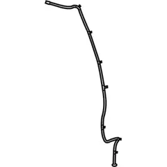 Sunroof Drain Hose Water Tube - Right, Rear