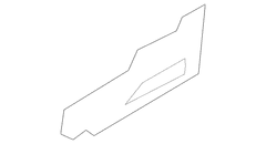 Floor Pan Reinforcement Bracket - Left, Rear, Center