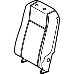 Seat Back Cushion Cover - Right, Front, Rear