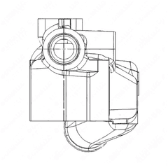 Thermostat Housing Assembly with 1.25-inch Coolant Outlet for S60