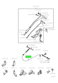 CABLE,PARKING BRAKE 1