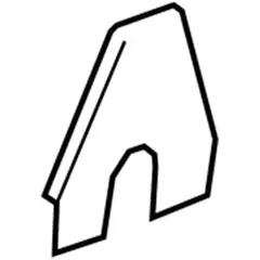 Seat Back Recliner Adjustment Mechanism Cover Shield - Right, Rear