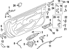 Shield Door Lock - Left, Front