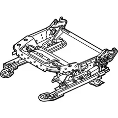 Seat Track - Left, Front