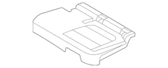Seat Cushion Cover - Left, Rear