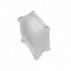 Front Accessory Cover - 9.0 to 9.2 inches, 6 Holes, S60 14L