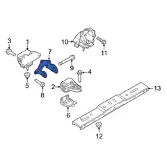 Engine Mount Bracket Insulator - Left 2.7L