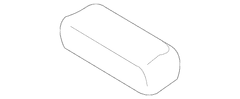 Seat Headrest Cover - Rear, Center