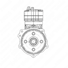 Air Compressor 16 CFM for S60 14L EPA07