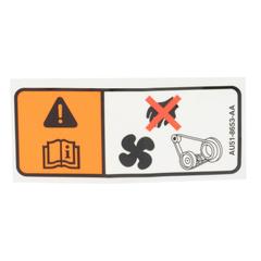 Caution Label Warning