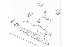 Glove Box Storage Compartment Instrument Panel