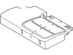 Seat Cushion Foam Pad - Left, Rear