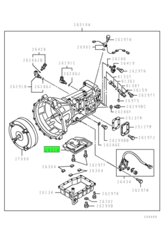 OIL FILTER,A/T VALVE BODY 1