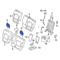 Cover And Pad Headrest - Left, Right, Front (Preferred)