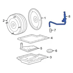 Automatic Transmission Case Vent Breather Tube (AT)