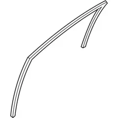 Window Channel Track - Left, Front