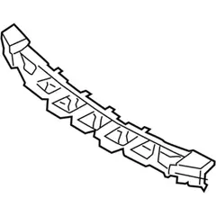 Bumper Impact Absorber Isolator - Front