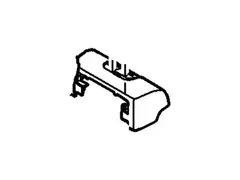 Seat Belt Guide Cover Extender Arm - Rear