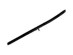 Trim Stripe Tape Decal - Right, Front