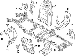 Bracket screw Suspension Mounting - M12 X 38MM